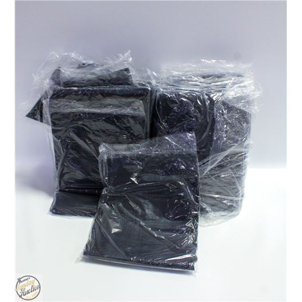 19 DISPOSEABLE HAIR CUTTING CAPES BLACK