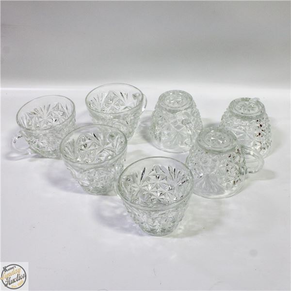 CUT-GLASS KITCHEN GLASSWARE