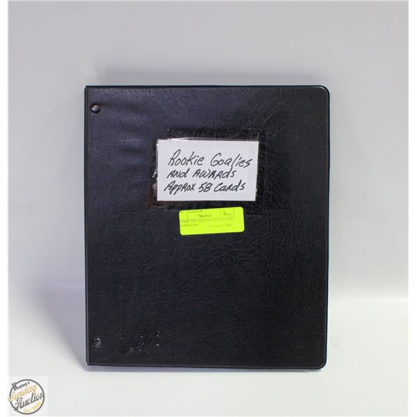 ROOKIE NHL GOALIES AND GOALIE AWARDS (58)