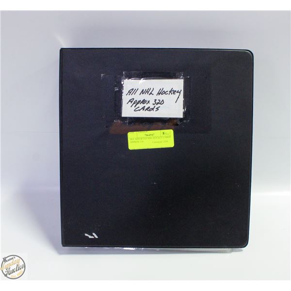 ALL ASSORTED NHL HOCKEY CARDS APPROX 320