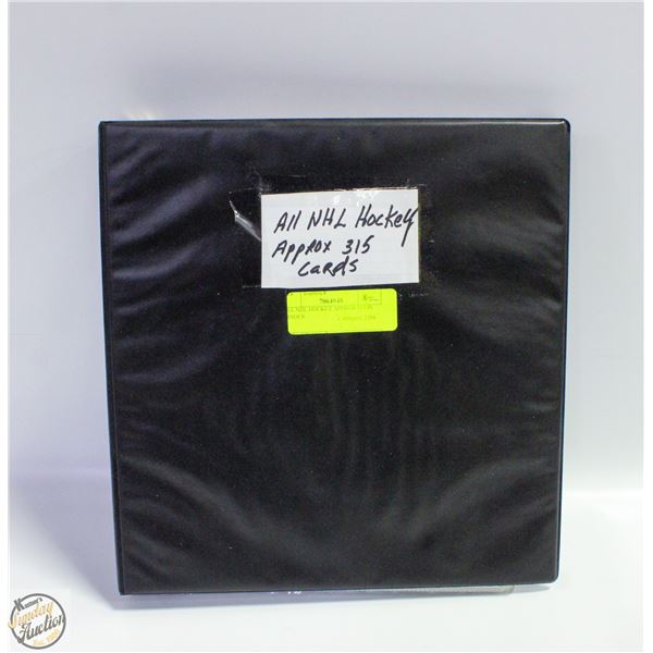 ALL NHL HOCKEY APPROX 315 IN BINDER