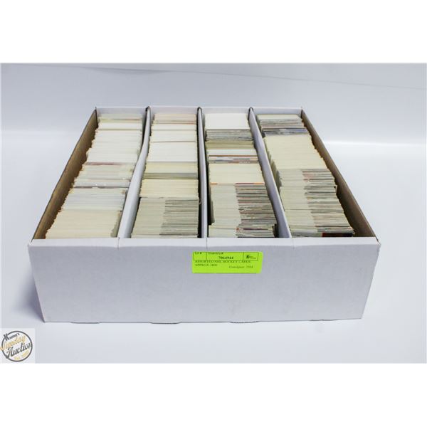 ASSORTED NHL HOCKEY CARDS APPROX 3800