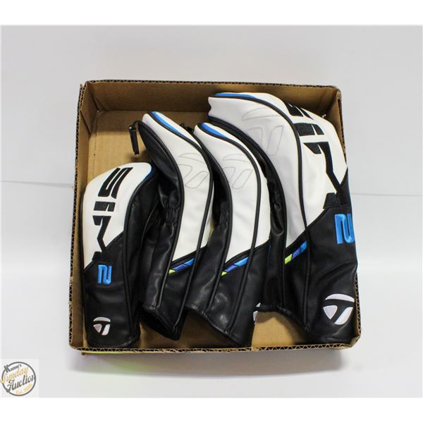 FLAT WITH TAYLOR MADE SET OF 4 GOLF HEAD