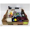 Image 1 : FLAT FULL OF OFFICE SUPPLIES