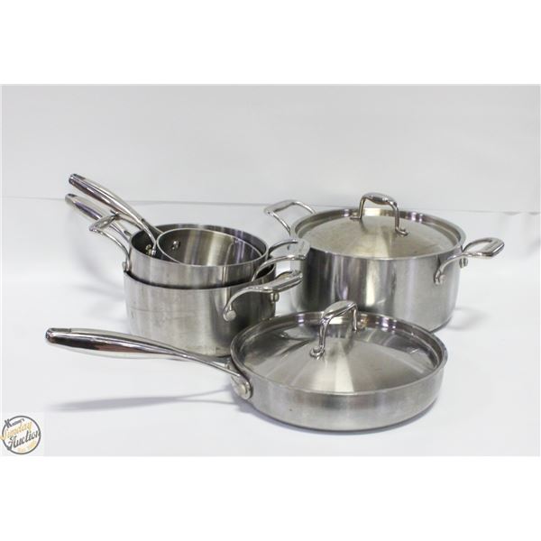 7-PIECE LAGASTINA PAN & POT SET