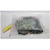 Image 1 : BAG OPALITE CRYSTALS, MARBLE SLABS AND