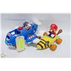 Image 1 : FISHER PRICE AIRPLANE WITH 3 FIGURES &