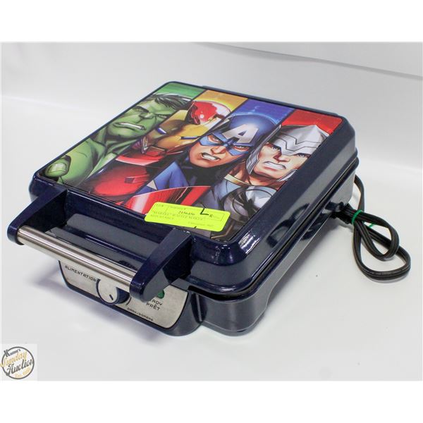 "MARVEL" WAFFLE MAKER - ADJUSTABLE