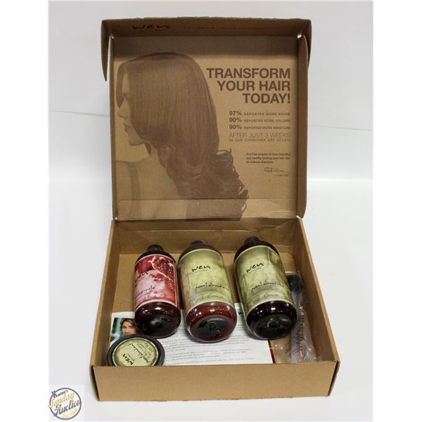 BOX WITH NEW "WEN" PRODUCTS