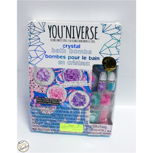 YOU*NIVERSE CRYSTAL BATH BOMB KIT