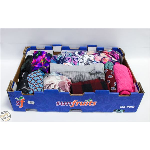 FLAT WITH NUMEROUS YARDS OF FABRIC