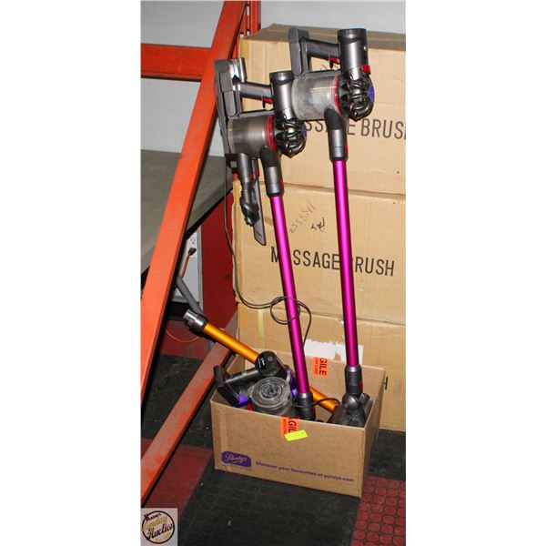 LOT OF DYSON VACUUMS & PARTS