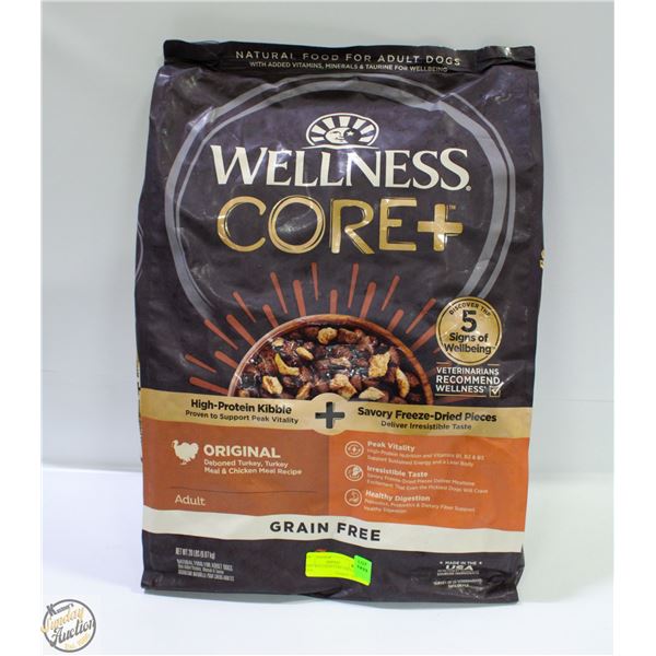 20LBS WELLNESS CORE ADULT DOG FOOD