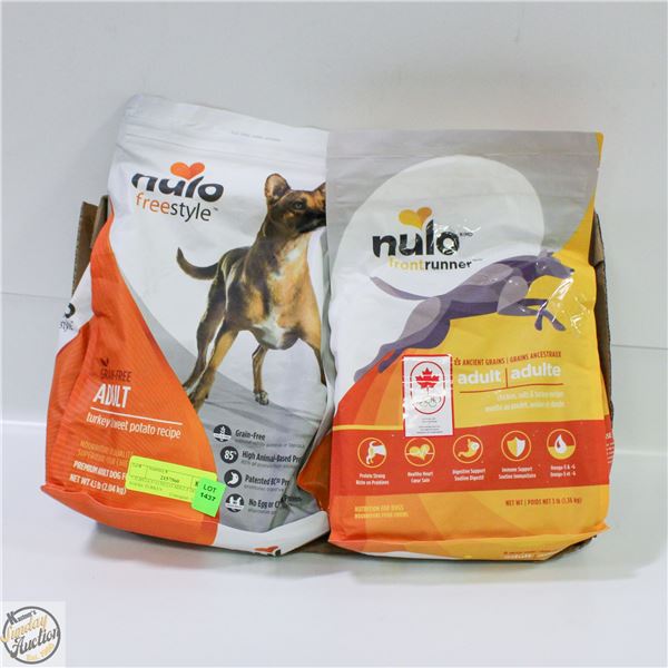 7.5LBS (4.5+3) NULO ADULT DOG FOOD- TURKEY
