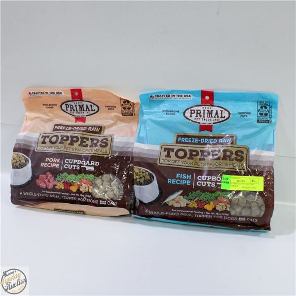 2 X 510G PRIMAL CAT AND DOG FREEZE-DRIED