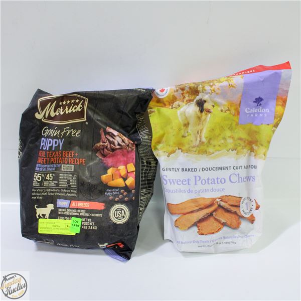 4LB MERRICK PUPPY DOG FOOD BEEF SWEET