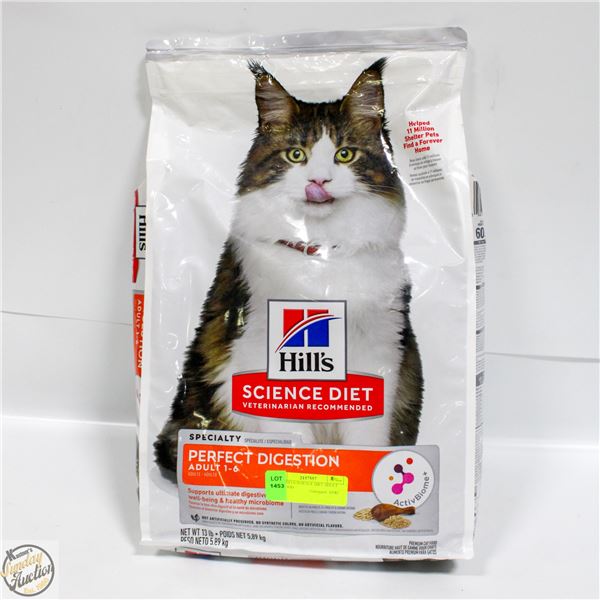 13LB HILLS SCIENCE DIET ADULT CAT FOOD
