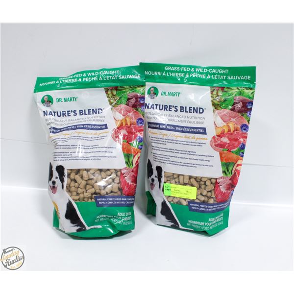 2 X 454G DR. MARTY ADULT DOG FOOD NATURE'S
