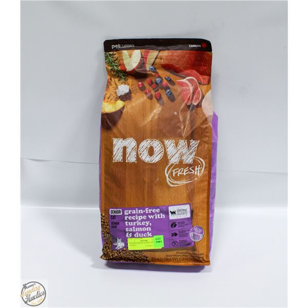 8LB NOW FRESH SENIOR CAT FOOD TURKEY