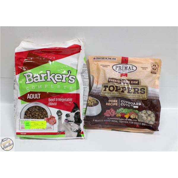 5LB BARKER'S ADULT DOG FOOD BEEF & VEGGIE