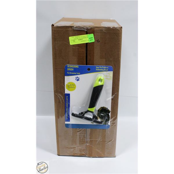 10 DE SHEDDING PET BRUSHES WORKS ON CATS OR DOGS
