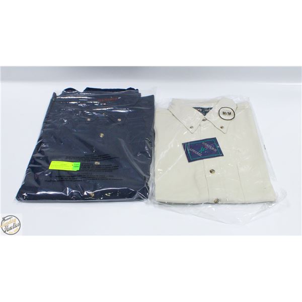 NEW MEN'S SHIRTS 1NAVY 1NATURAL SIZE M