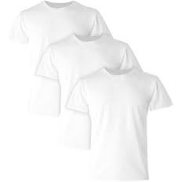 NEW 3PK HANES MEDIUM WHITE TEES