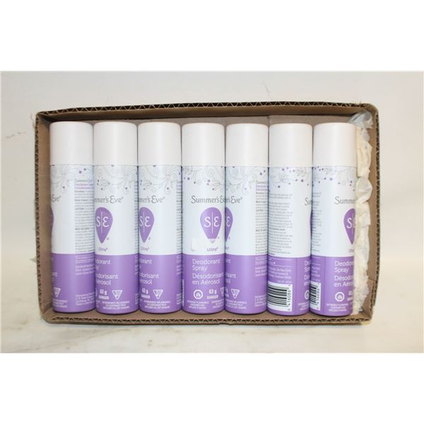 NEW 7 SUMMERS EVE FRESHING SPRAY ULTRA DEODORANT