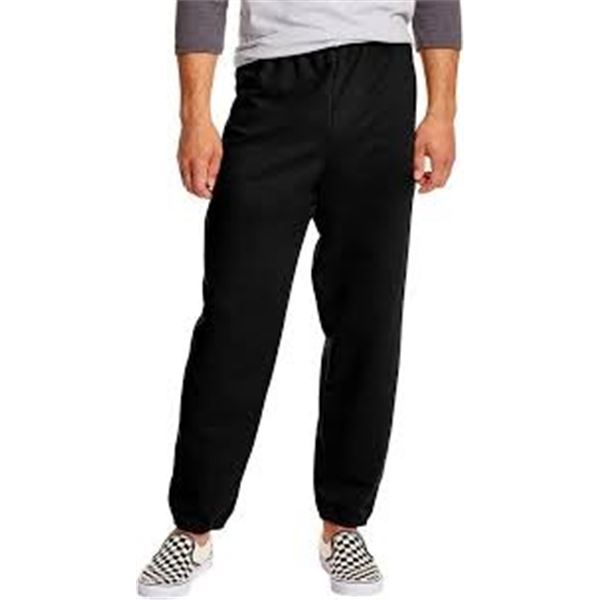 NEW HANES ECOSMART XL BLACK SWEATPANTS