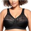Image 1 : NEW GLAMORISE SIZE 36DD BLACK BRA
