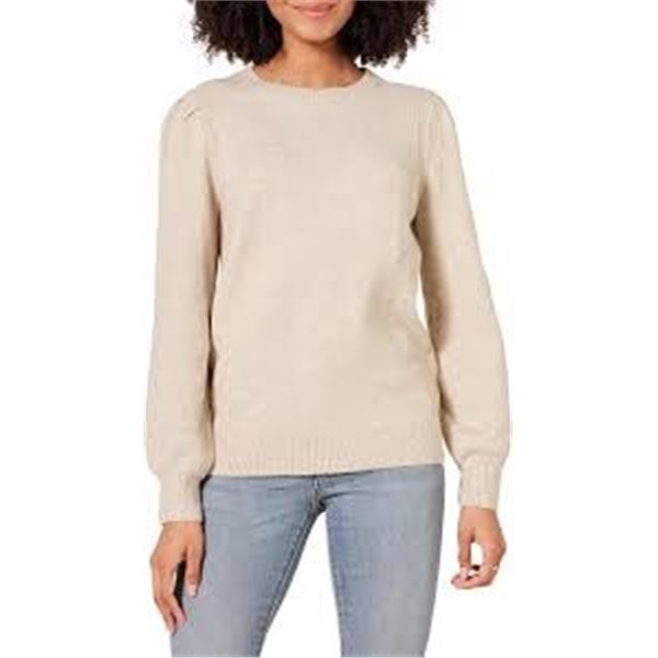 NEW AMAZON ESSENTIALS SMALL BEIGE SWEATER