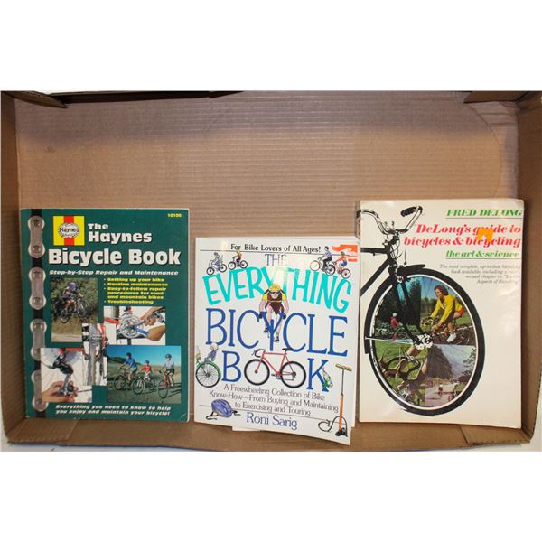 4 BICYCLES MAINTENANCE +REPAIR BOOKS
