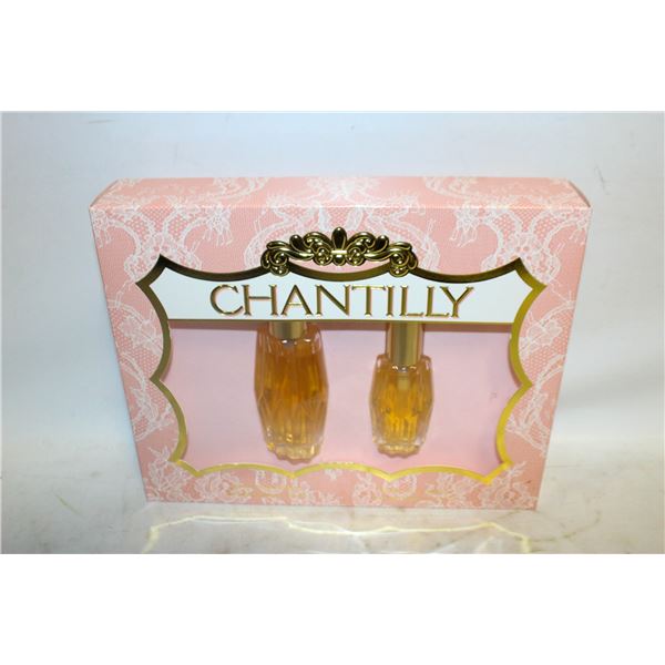 NEW BOX SET CHANTILLY EAU DE PARFUM SPRAY X 2
