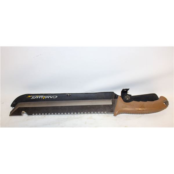 18" CAMILLUS CARNIVORE MACHETE & SHEATH - TITANIU