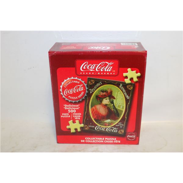NEW SEALED COCA-COLA COLLECTOR 500 PC PUZZLE
