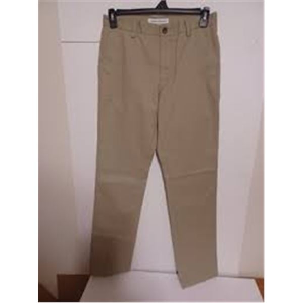 NEW AMAZON ESSENTIALS 33 X 34 BEIGE DRESS PANTS