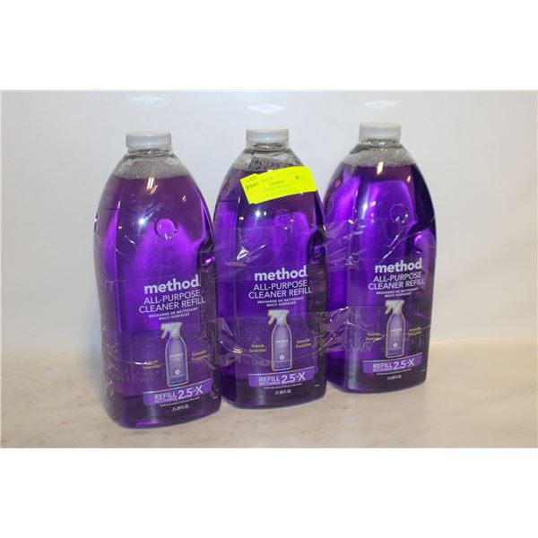 NEW 3 BOTTLES METHOD LAVENDER ALL PURPOSE 2L