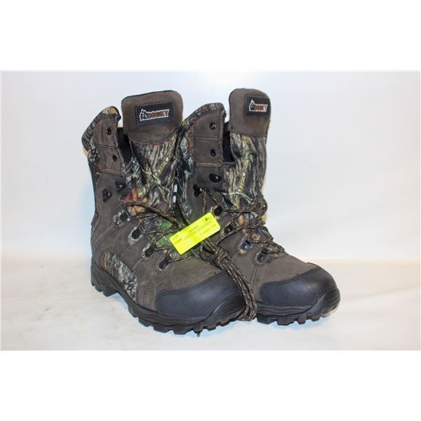 NEW ROCKY CAMO BOOTS MENS SIZE 8