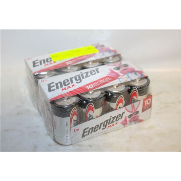 NEW 20 D CELL MAX ENERGIZE PLUS BATTERIES