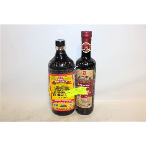 NEW 2 SEALED BRAGG LIQUID 946ML SOY SEASONING &