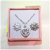 Image 1 : NEW HEART PENDANT AND EARRING SET
