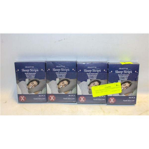 NEW 4 BOXES SLEEP STRIPS GENTAL SKIN CARE EASY TO