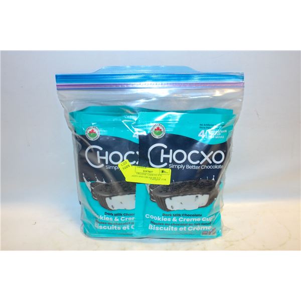6 BAGS ORGANIC CHOCOLATE COOKIES AND CREAM BB 9/25