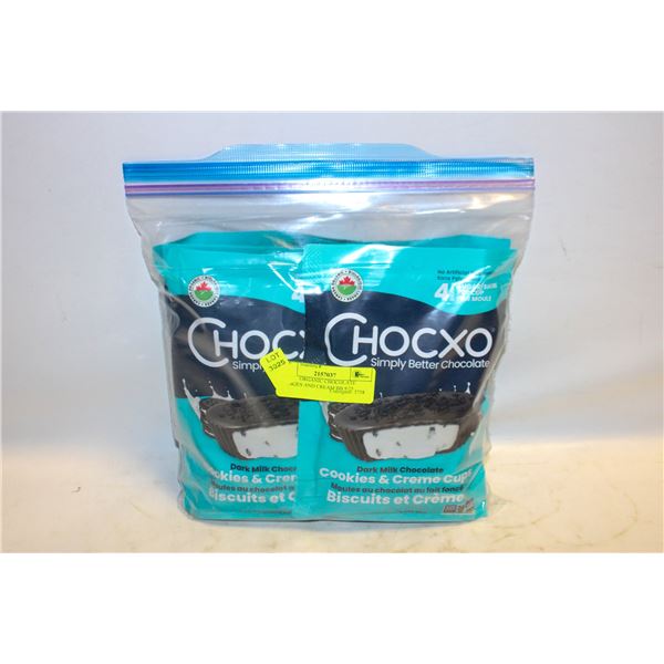 6 BAGS ORGANIC CHOCOLATE COOKIES AND CREAM BB 9/25