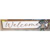 Image 1 : WOODEN WELCOME SIGN 4FT X 10 INCH