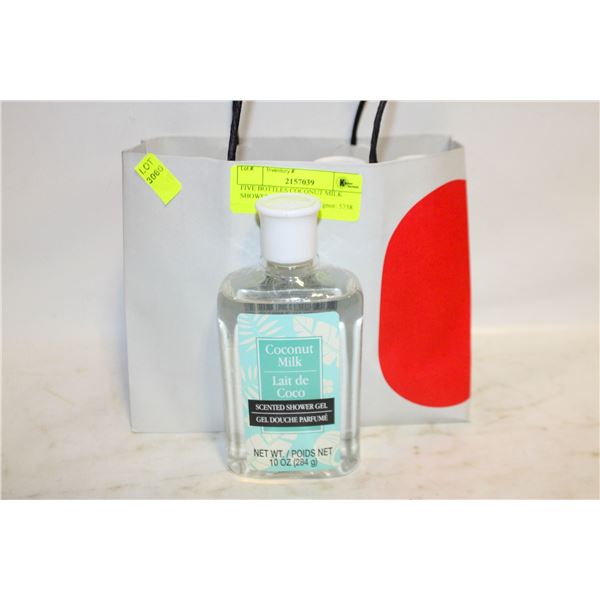 FIVE BOTTLES COCONUT MILK SHOWER GEL