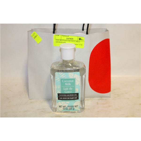 FIVE BOTTLES COCONUT MILK SHOWER GEL