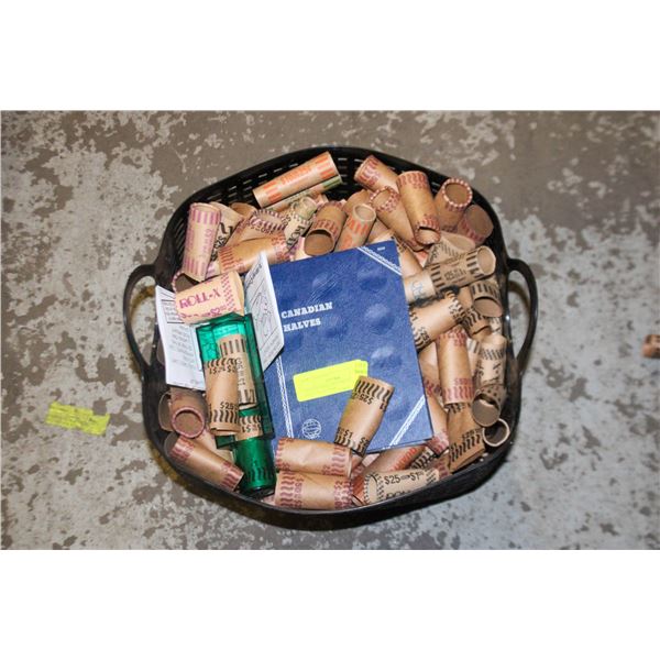 180+COIN ROLLERS,COIN SORTER,2 COIN COLLECTION-