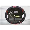 Image 1 : NHL CALGARY FLAMES STEERING WHEEL COVER. LICENSED-