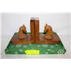 Image 1 : VINTAGE WOOD BOOKENDS